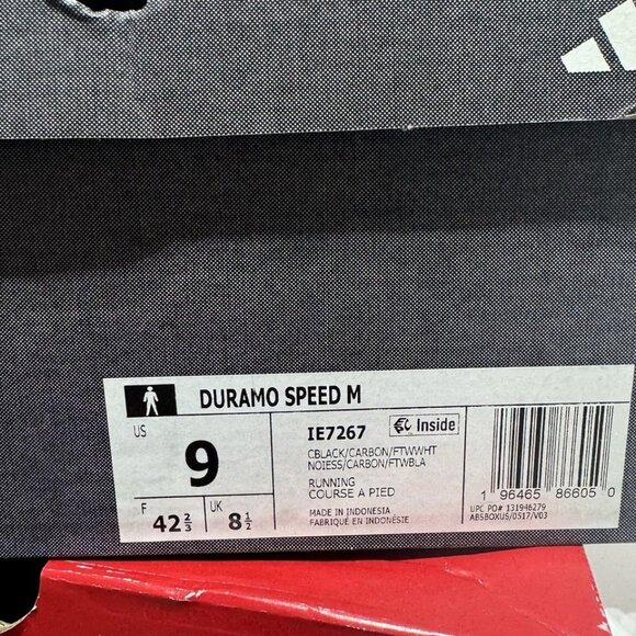 adidas Mens Duramo Speed Running Shoes Size 9 M main image 5
